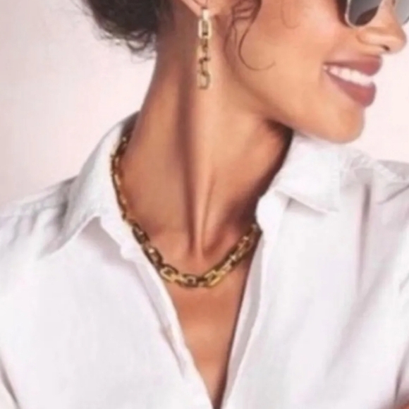 Eddie Borgo Supra Link Chain Necklace Hand-crafted Nwt - Picture 5 of 15